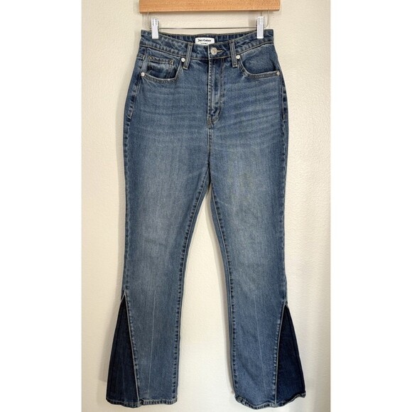 JUICY COUTURE MALIBU Flare HIGH RISE MEDIUM WASH BOOTCUT JEANS Womens Size 27 - Picture 2 of 13